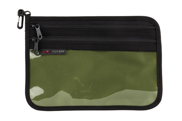 Medium Double Organizer Pouch in Verde 1050 Ballistic